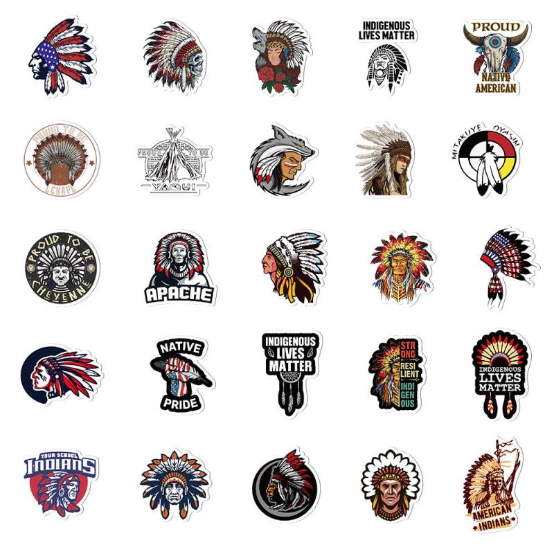 50pcs Waterproof Stickers DIY Decoration for Mobile Phone Computer Window