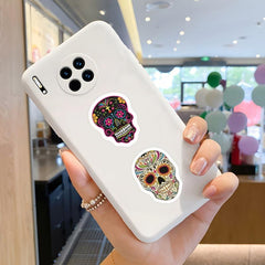 500pcs Halloween Skeleton Stickers Roll Vinyl Stickers