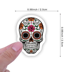 500pcs Halloween Skeleton Stickers Roll Vinyl Stickers