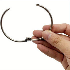 10pcs Loose Leaf Binder Rings Nickel Plated Steel Binder Rings