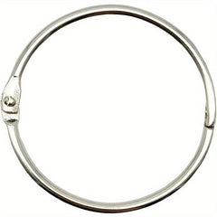10pcs Loose Leaf Binder Rings Nickel Plated Steel Binder Rings