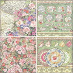 15pcs Retro Paper Journal Decoration Stickers for DIY Crafts and Stationery
