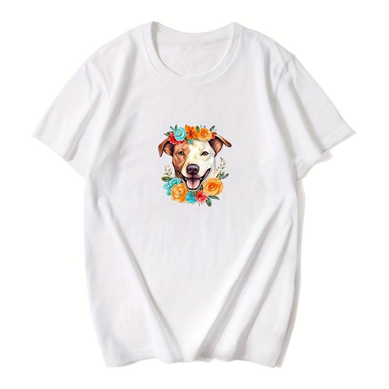 Cartoon Dog DIY Heat Transfer Patch - Fashionable Sticker for Clothing & Jeans