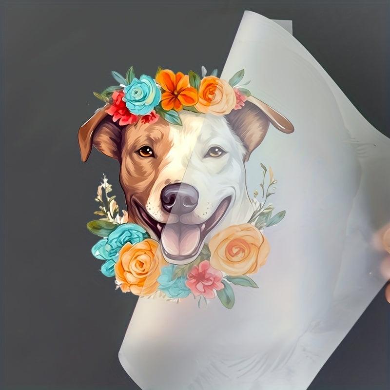 Cartoon Dog DIY Heat Transfer Patch - Fashionable Sticker for Clothing & Jeans