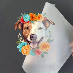 Cartoon Dog DIY Heat Transfer Patch - Fashionable Sticker for Clothing & Jeans