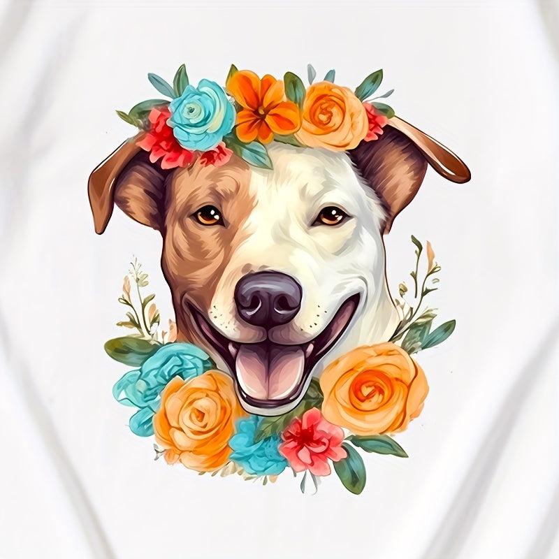 Cartoon Dog DIY Heat Transfer Patch - Fashionable Sticker for Clothing & Jeans