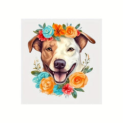 Cartoon Dog DIY Heat Transfer Patch - Fashionable Sticker for Clothing & Jeans