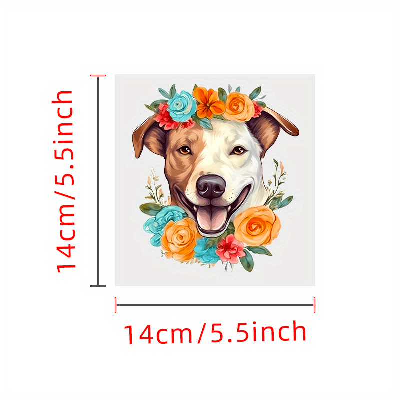 Cartoon Dog DIY Heat Transfer Patch - Fashionable Sticker for Clothing & Jeans