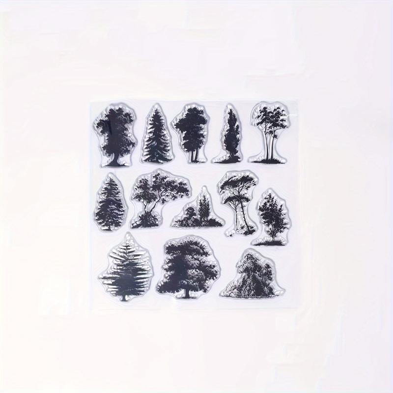 Tree Transparent Stamps for DIY Crafts & Scrapbook Albums