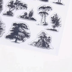 Tree Transparent Stamps for DIY Crafts & Scrapbook Albums