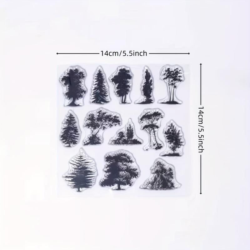 Tree Transparent Stamps for DIY Crafts & Scrapbook Albums