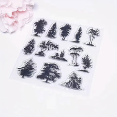 Tree Transparent Stamps for DIY Crafts & Scrapbook Albums