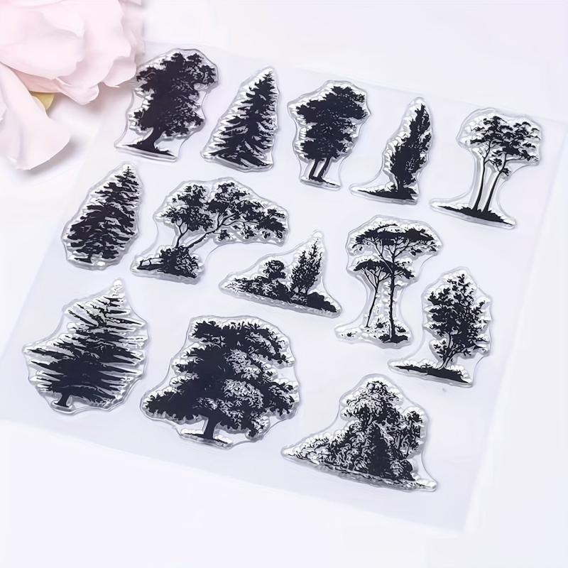 Tree Transparent Stamps for DIY Crafts & Scrapbook Albums