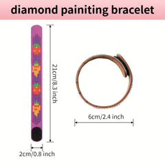 3PCS DIY Diamond Model Handicraft Bracelet for Birthday
