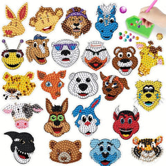 Rockets & Astronauts Animal Cartoon Diamond Painting Kit