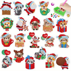 Rockets & Astronauts Animal Cartoon Diamond Painting Kit