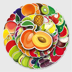50pcs Fruit Food Love Doodle Aesthetics Funny Stickers Pack For Adults Teens