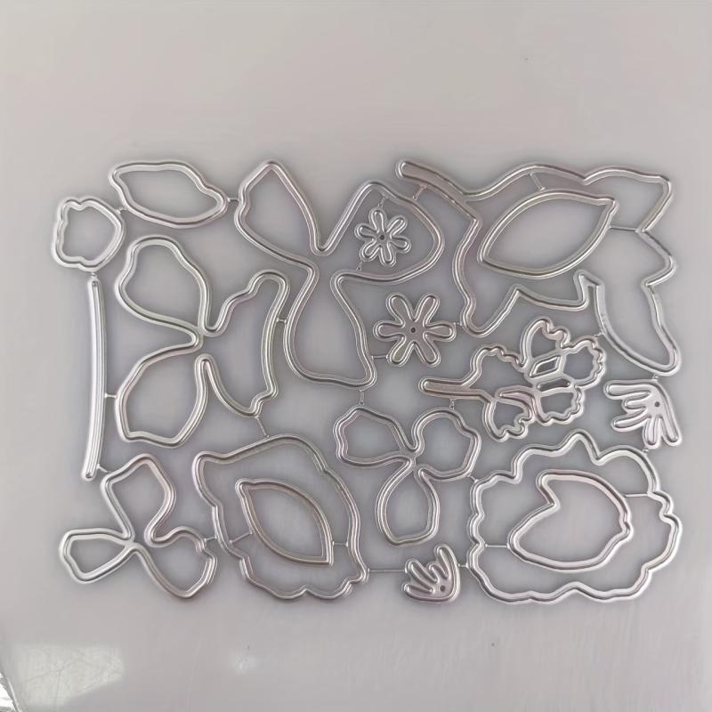 1pc Blessing Words Metal Cutting Dies And Stamp For Scrapbooking