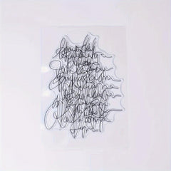 Art Words Clear Stamps For Holiday Card Making Decoration