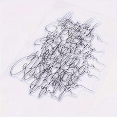 Art Words Clear Stamps For Holiday Card Making Decoration