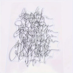 Art Words Clear Stamps For Holiday Card Making Decoration