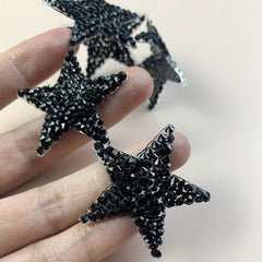 5pcs Crystal Rhinestone Adhesive Patches - Clothing Sewing Accessories