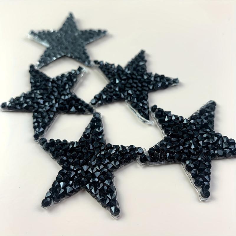 5pcs Crystal Rhinestone Adhesive Patches - Clothing Sewing Accessories