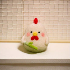 1pc Chicken Series Wool Felt DIY Material Package Gift Doll Decoration 2 Styles