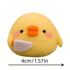 1pc Chicken Series Wool Felt DIY Material Package Gift Doll Decoration 2 Styles