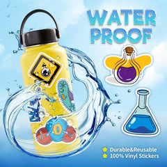100pcs Natural Sciences Stickers Pack Vinyl