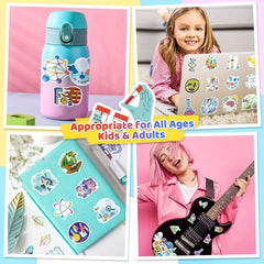 100pcs Natural Sciences Stickers Pack Vinyl