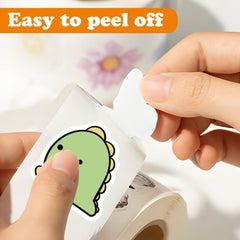 500pcs Animal Stickers Roll Vinyl Waterproof Stickers