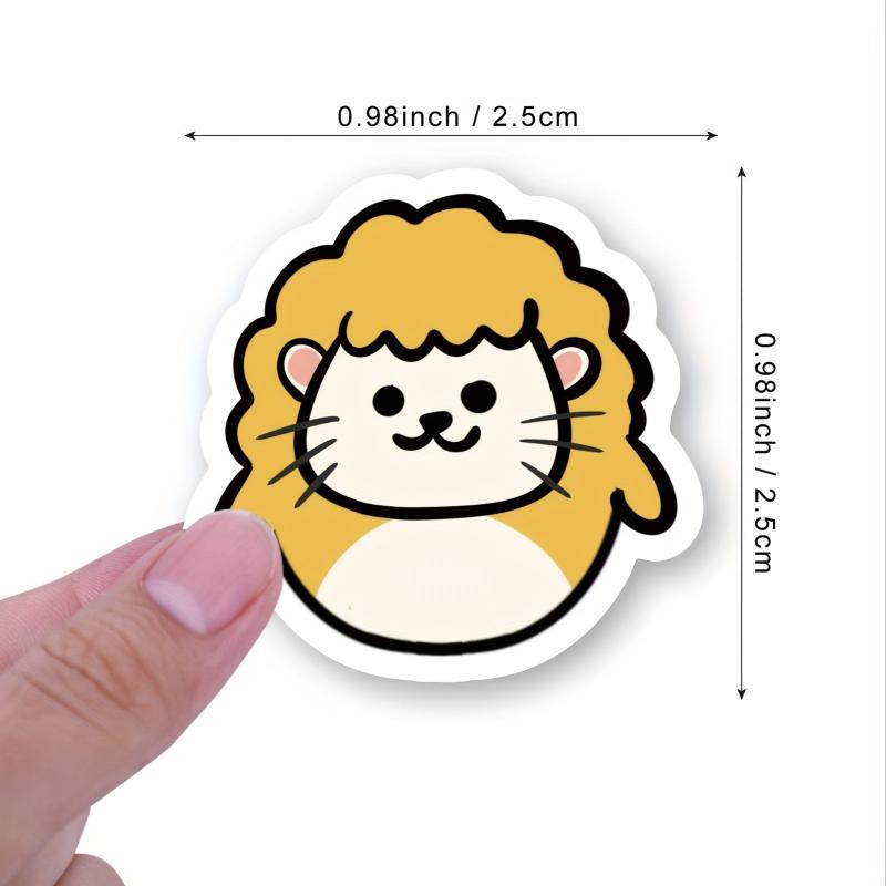 500pcs Animal Stickers Roll Vinyl Waterproof Stickers