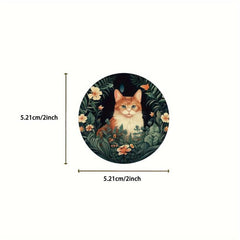 50 Cat Stickers Vinyl Waterproof Journaling Laptop Skate