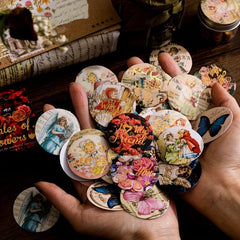 45pcs Vintage Renaissance Fairy Tale World Stickers DIY Scrapbooking