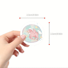 500pcs Unicorn Stickers Roll Vinyl Stickers Scrapbook Journal
