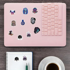 500 Pcs Witchy Stickers Roll Apothecary Waterproof Stickers