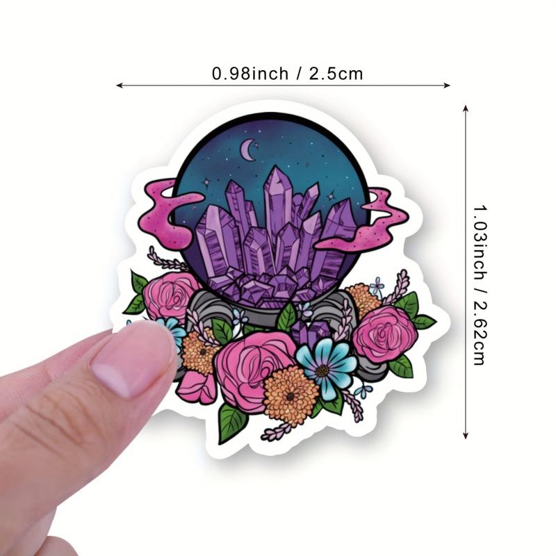 500 Pcs Witchy Stickers Roll Apothecary Waterproof Stickers
