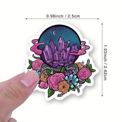 500 Pcs Witchy Stickers Roll Apothecary Waterproof Stickers