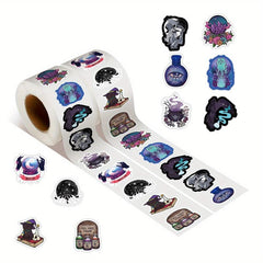 500 Pcs Witchy Stickers Roll Apothecary Waterproof Stickers