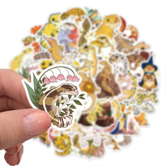 50pcs Cartoon Lizard Doodle Stickers for Decorating Various Items