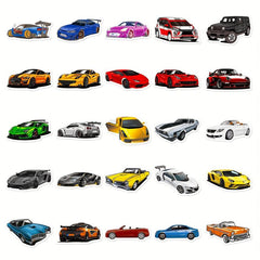 50pcs Racing Car Stickers JDM Graffiti for Boys