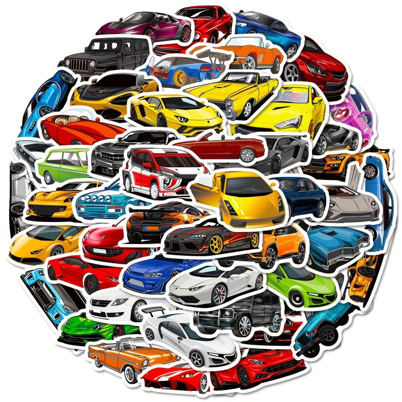 50pcs Racing Car Stickers JDM Graffiti for Boys