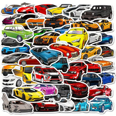 50pcs Racing Car Stickers JDM Graffiti for Boys