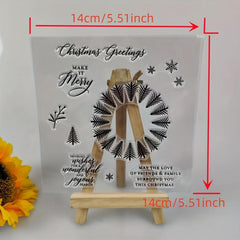 1pc Christmas Metal Cutting Dies And Stamp For DIY Scrapbooking