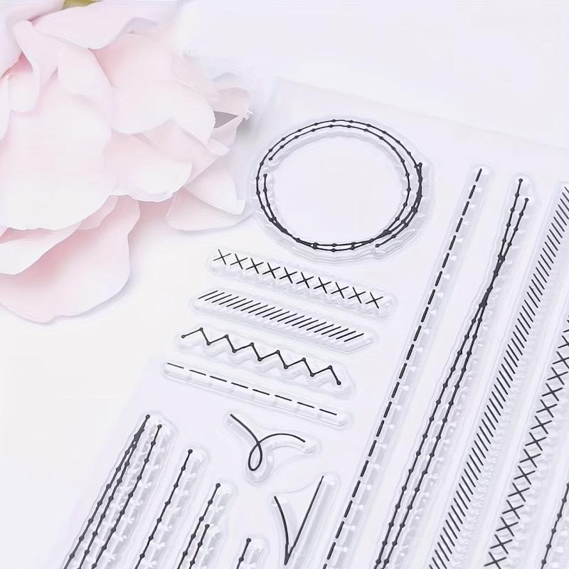 Round Clear Stamps for Holiday Card Making and DIY Crafts