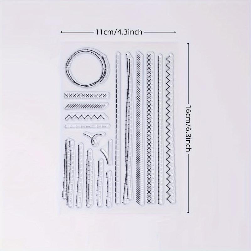 Round Clear Stamps for Holiday Card Making and DIY Crafts