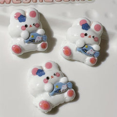 10pcs Mixed Pack DIY Candy Rabbit Earring Hair Accessories Ornaments