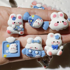 10pcs Mixed Pack DIY Candy Rabbit Earring Hair Accessories Ornaments