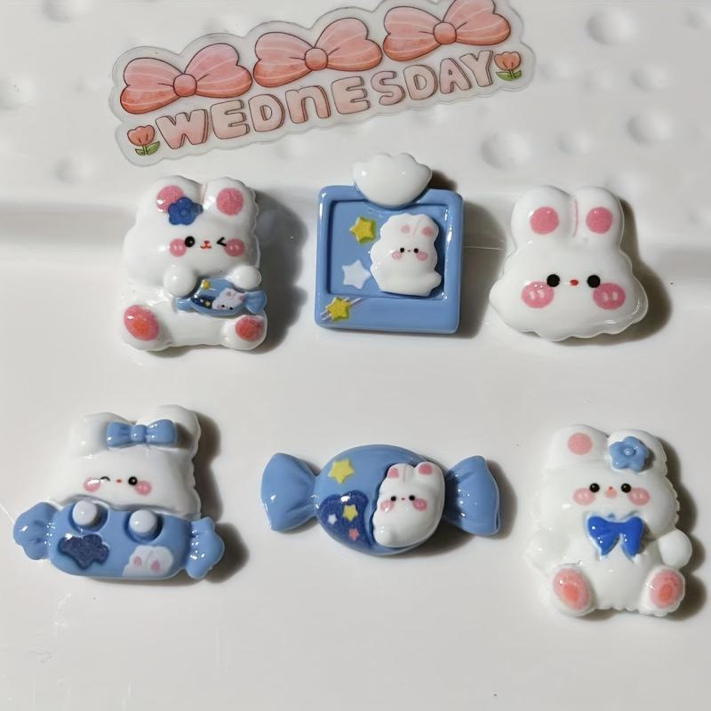 10pcs Mixed Pack DIY Candy Rabbit Earring Hair Accessories Ornaments